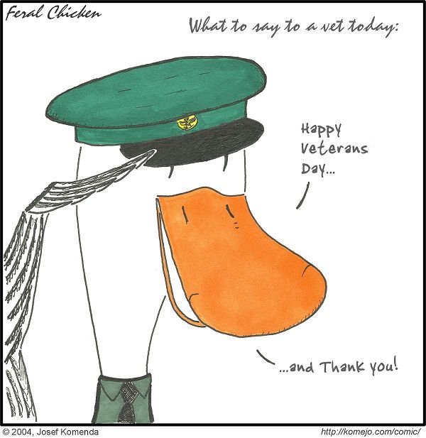 Happy Veterans Day Comic image