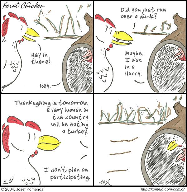 Ain't Nobody Here But Us Chickens Comic image